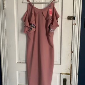 A beautiful blush colored dress